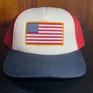 American Flag Foam Trucker Hat